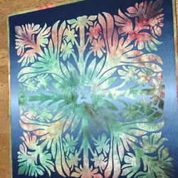 ハワイアンキルト ☆シェルジンジャー☆タペストリー タペストリー