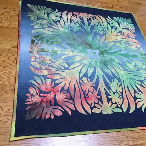 ハワイアンキルトタペストリー　なないろ ハワイアンキルトタペストリー なないろ ハワイアンキルトタペストリー