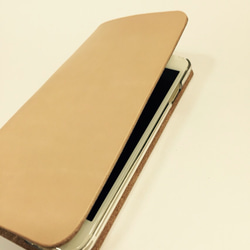 Leather iPhone6​​,6S case natural JAPAN made 第1張的照片