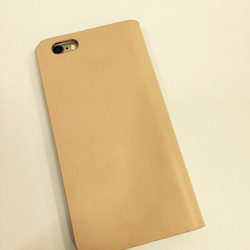 Leather iPhone6​​,6S case natural JAPAN made 第2張的照片