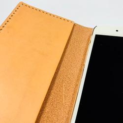 Leather iphone6,6s case camel JAPAN made 第3張的照片