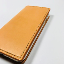 Leather iphone6plus,6s plus case camel JAPAN made 第1張的照片