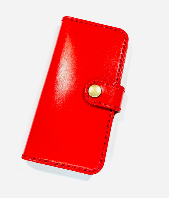 栃木レザーiPhone各種ケース⑥ AKA (新型iPhone15対応可,刻印無料) 3枚目の画像