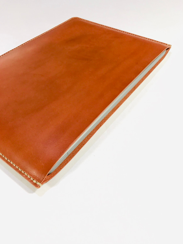 Tochigi 12 英寸 MacBook 皮革水平保護套布朗尼 第9張的照片