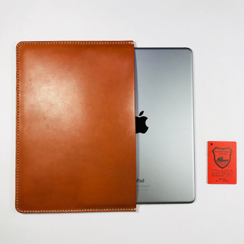 栃木レザーiPad miniケース横型 brownie（新型iPad mini対応可） iPad