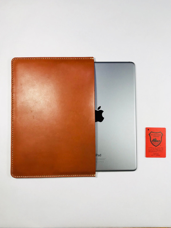 栃木レザーiPad miniケース横型 brownie（新型iPad mini対応可） 3枚目の画像