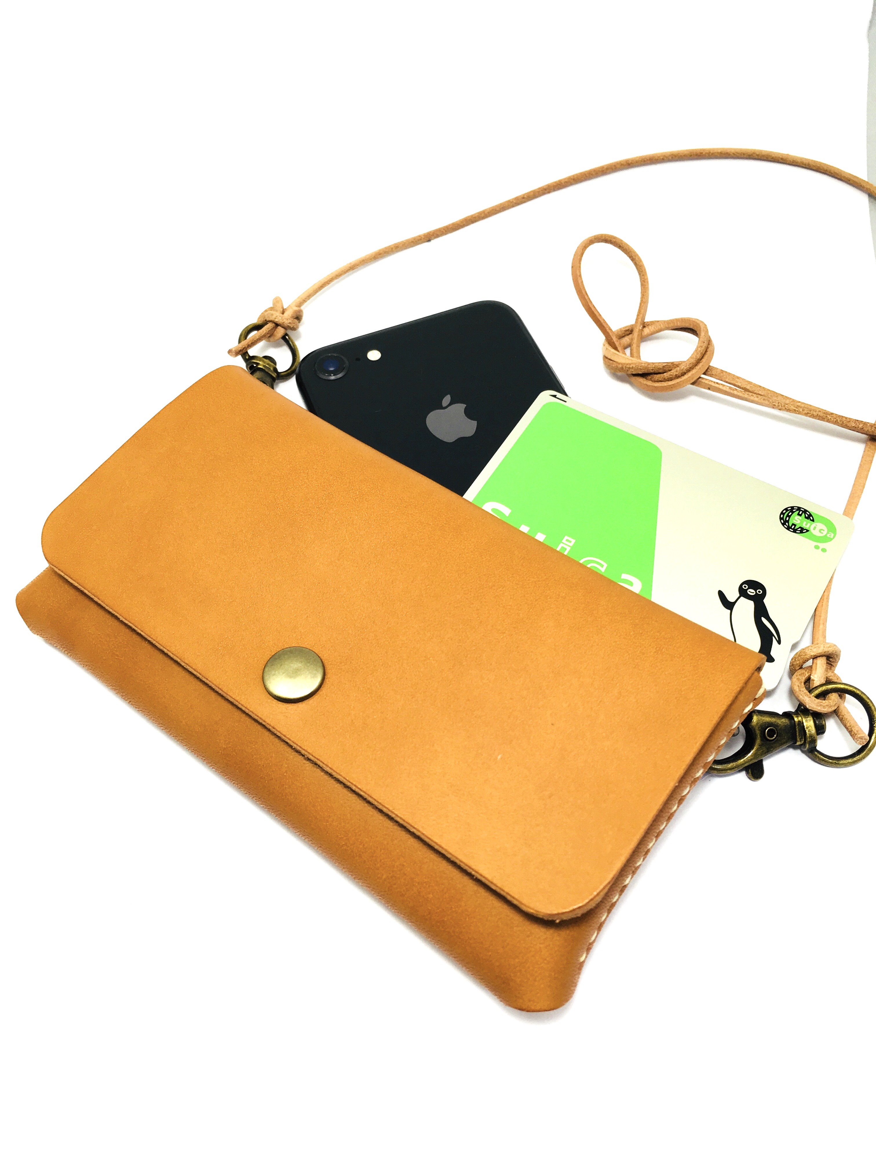 栃木レザーiPhone,スマートフォンケース CAMEL