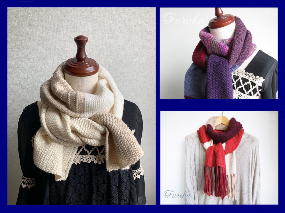 【オーダー品】色々なお洋服に合う、極上のやわらかメリノのマフラー【日本製メリノウール100％】