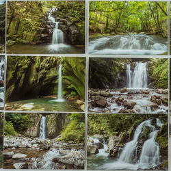 Lサイズの写真・滝がメインの風景11枚セット(L023N) 1枚目の画像