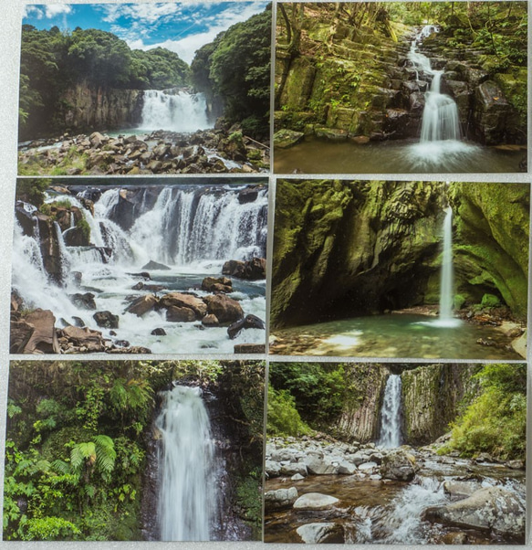 Lサイズの写真・滝がメインの風景11枚セット(L023N) 2枚目の画像