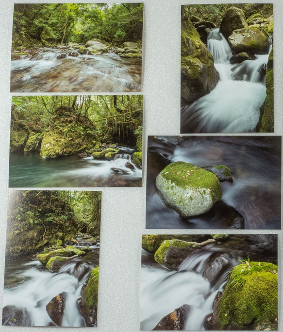 Lサイズの写真・渓流がメインの風景11枚セット(L024N) 2枚目の画像