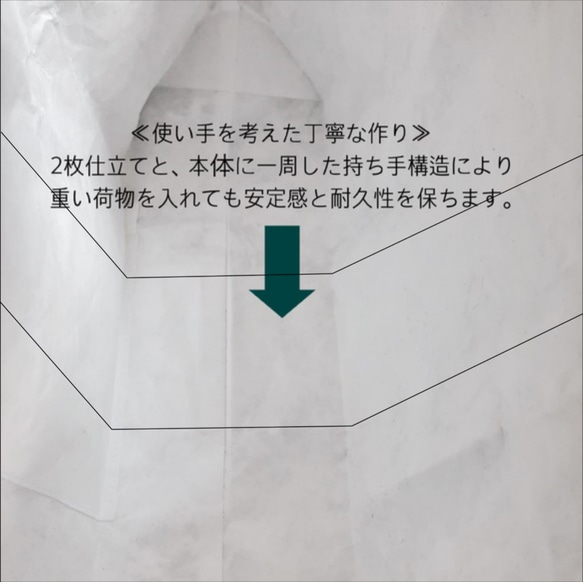 再販！大容量☆北米サイズ/底からしっかり支えます/荷物の多い日の解決バッグ《舟形マイバッグ-シルバーLサイズ》 7枚目の画像