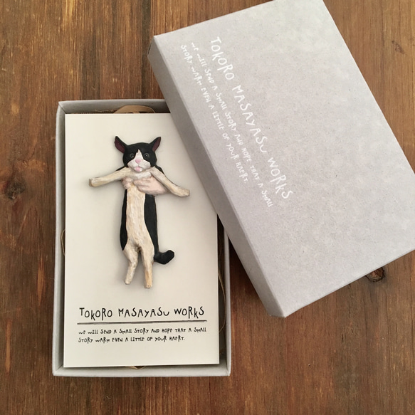 【2019年福袋(Creema限定)】　ブローチ　猫セット　（ボックス付き） 2枚目の画像