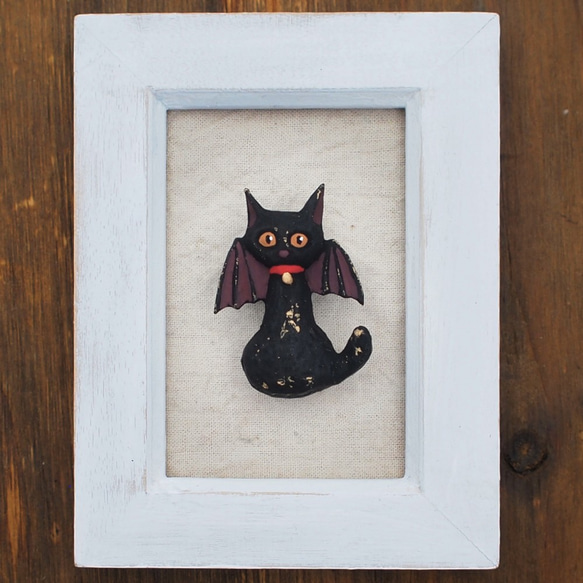胸針蝙蝠黑貓（帶盒） 第4張的照片