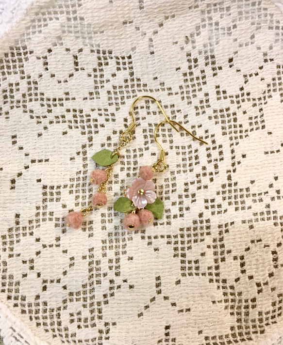 桜ピアス/イヤリング 3枚目の画像