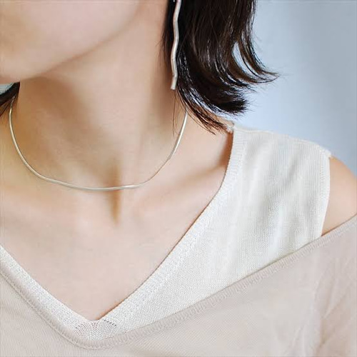 Shashi ネックレス ペンダント スネーク チョーカー Shashi ネックレス チェーン アクセサリー スネークチェーン