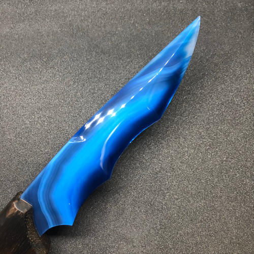 青瑪瑙のナイフ その他アート 虹樹のカケラ 通販｜Creema(クリーマ 