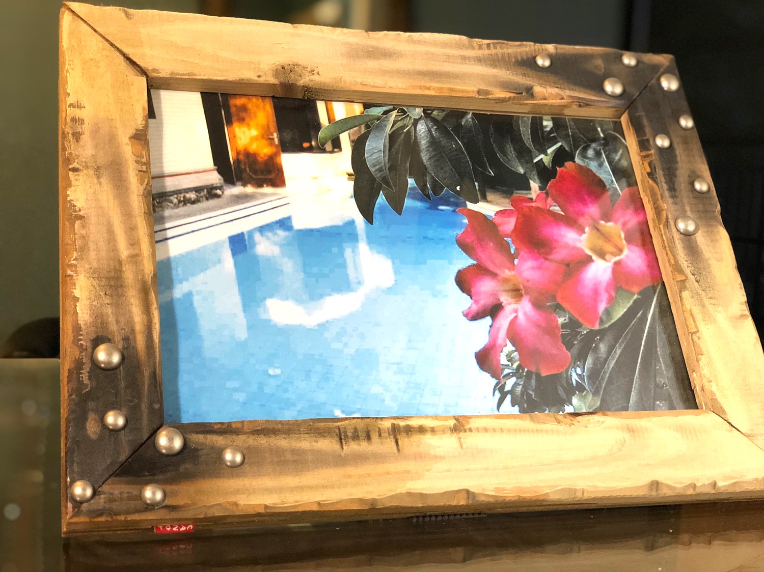 ★エイジング加工の アンティーク風 額縁★ A4サイズ