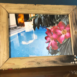 ☆エイジング加工の アンティーク風 額縁☆A4サイズ フォト