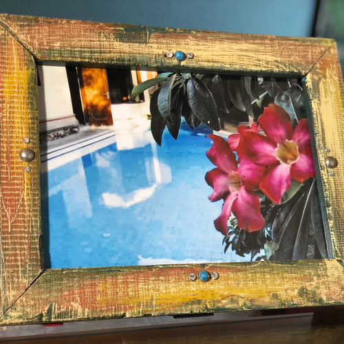 アンティーク額縁　古材　エイジング加工 アンティーク額縁 古材 エイジング加工 アンティークフレームの