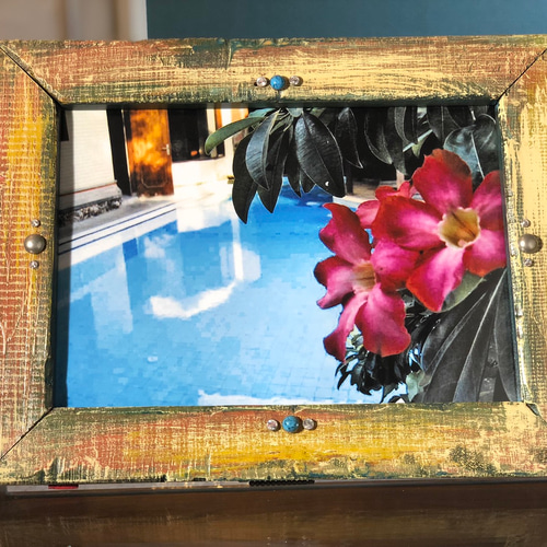 アンティーク額縁　古材　エイジング加工 アンティーク額縁 古材 エイジング加工