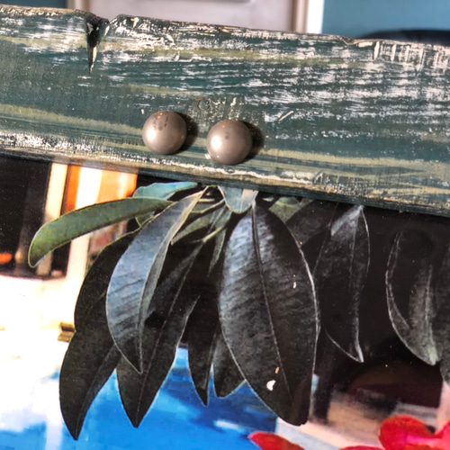 ☆エイジング加工の アンティーク風 額縁☆A4サイズ フォト