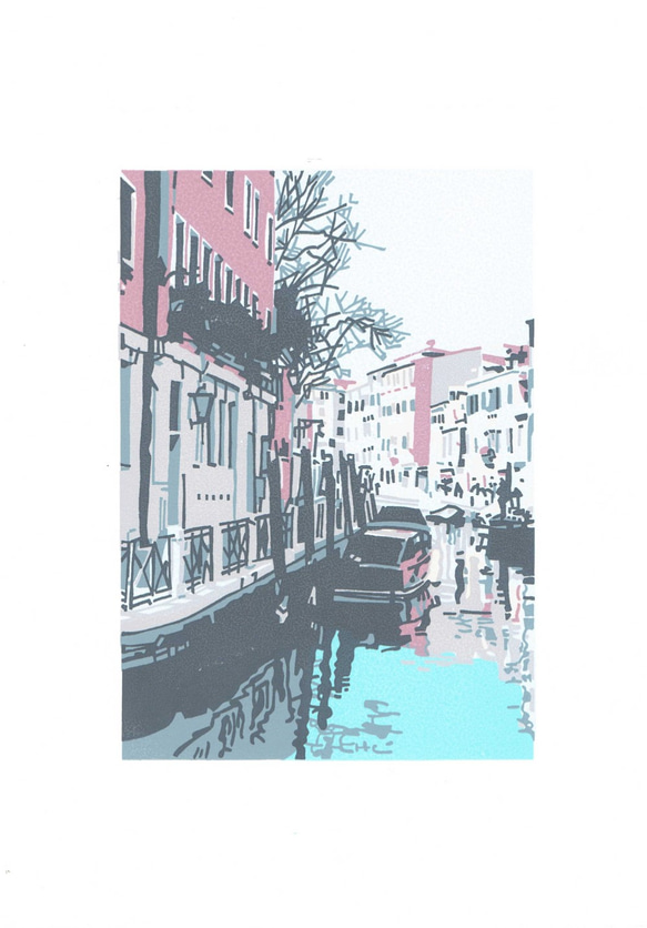 シルクスクリーン版画／91　ヴェネツィア１８ 1枚目の画像