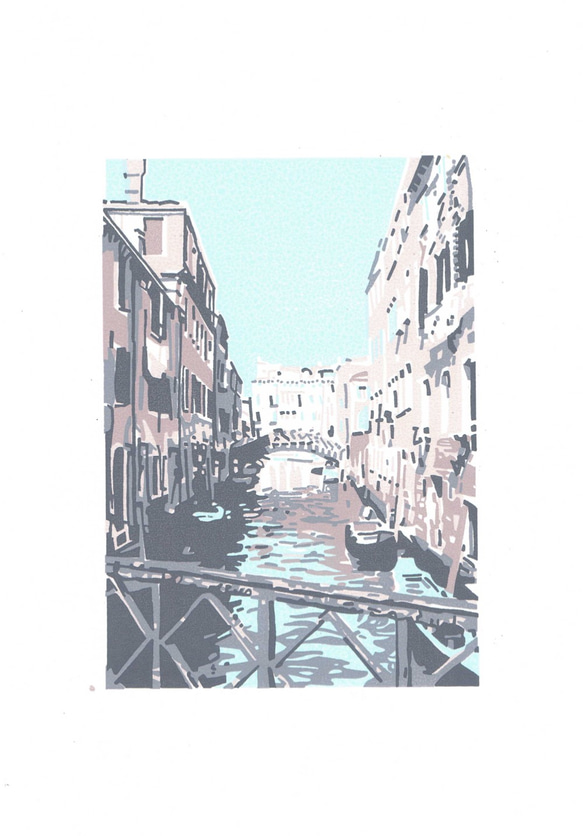シルクスクリーン版画／96　ヴェネツィア２４ 1枚目の画像