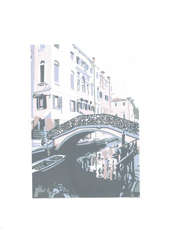 シルクスクリーン版画／103　ヴェネツィア３２ 1枚目の画像