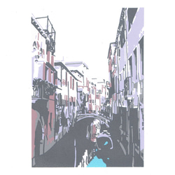 シルクスクリーン版画／108 ヴェネツィア37 版画 紋谷幹男 通販