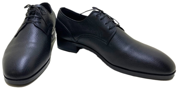 ディア プレーントゥ紳士靴 ブラック 27.0cm 4E 現品特別価格 4枚目の画像