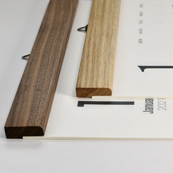 木製 壁掛けカレンダー A4サイズ（ヨコ）CK-1 5枚目の画像