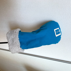 ゴルフ・帆布のヘッドカバー　ブルー 2枚目の画像