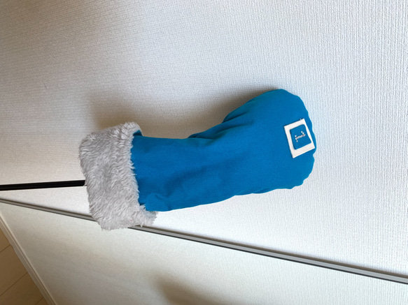 ゴルフ・帆布のヘッドカバー　ブルー 2枚目の画像