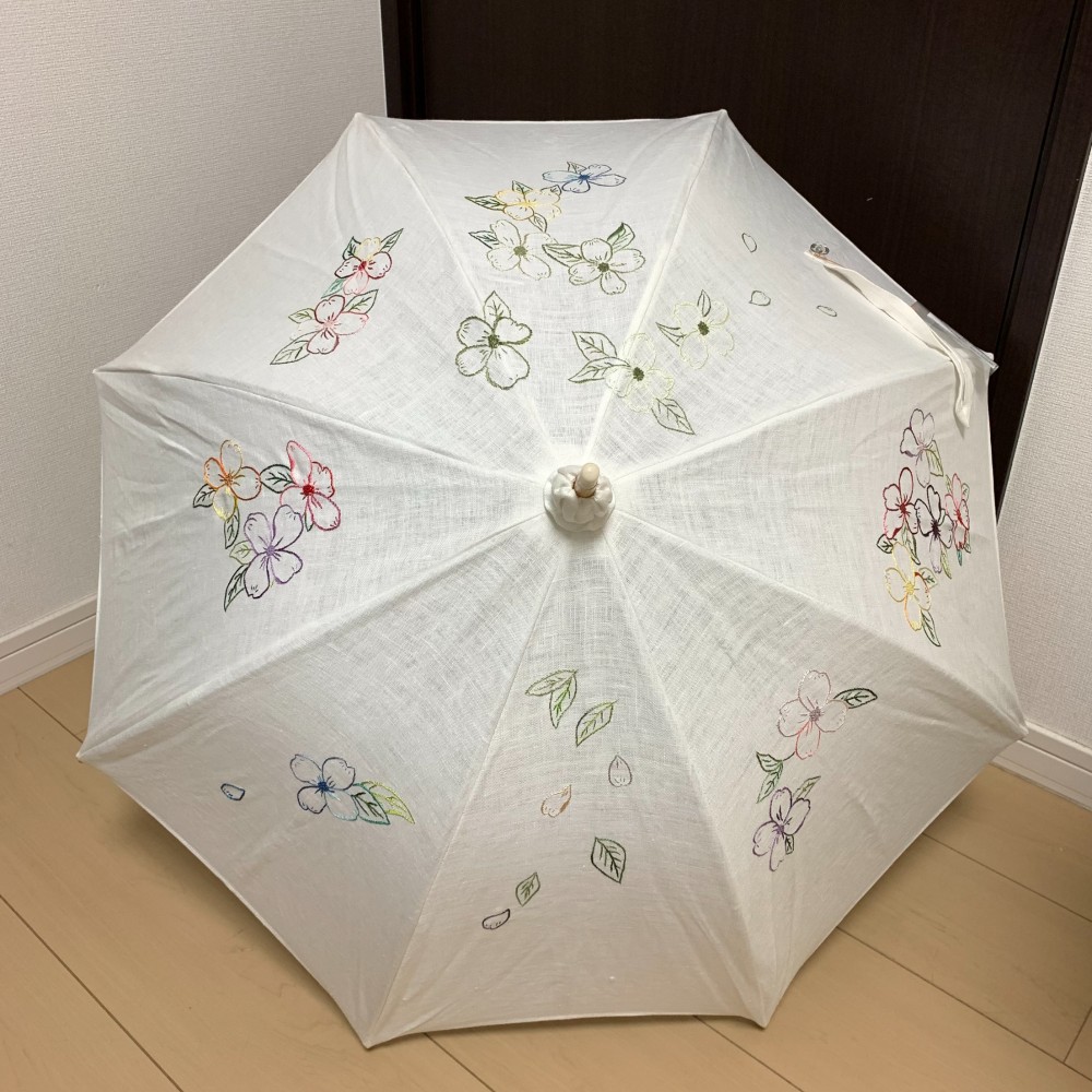 最も 牡丹模様 刺繍 日傘 手作り - drsebastiaobarroso.com.br