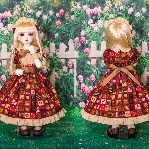 SD/DSD兼用][SDドール服][DearSDドール服]午後3時の甘い夢ワンピース