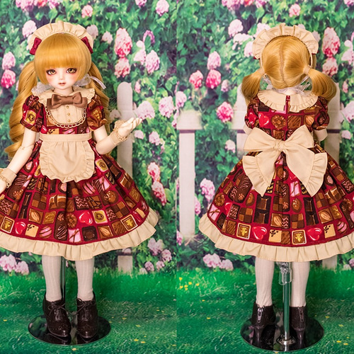 SDMドール服]午後3時の甘い夢ワンピースセット(3色展開) その他人形