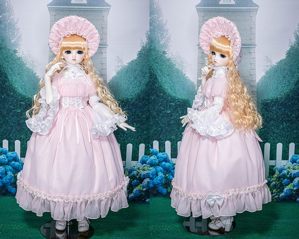 [SD]魔法の夜の舞踏会ドレスセット(ピンク) 2枚目の画像