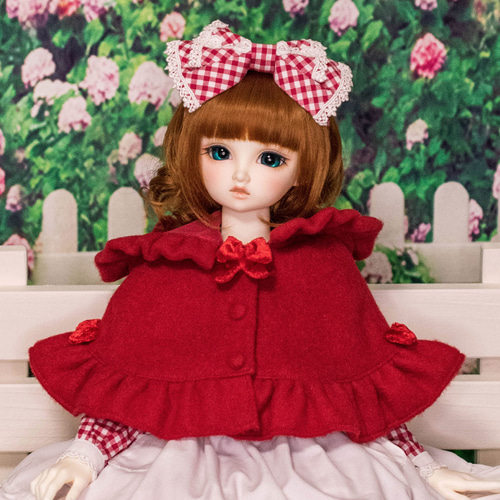 SDドール服]童話の森の赤ずきんワンピースセット その他人形