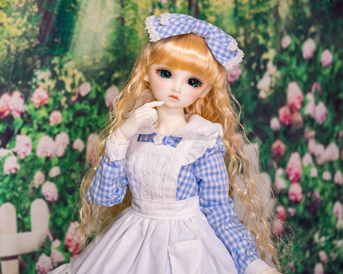 SDドール服]あの日のアリスワンピースセット その他人形