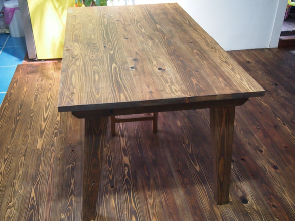送料込　NAYA-Table　ヴィンテージダイニングテーブル　サイズオーダー可　欧米の納屋にあるようなテーブル 10枚目の画像