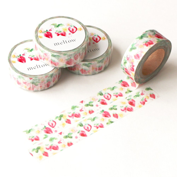 いちごのマスキングテープ マスキングテープ meltow 通販 11064471