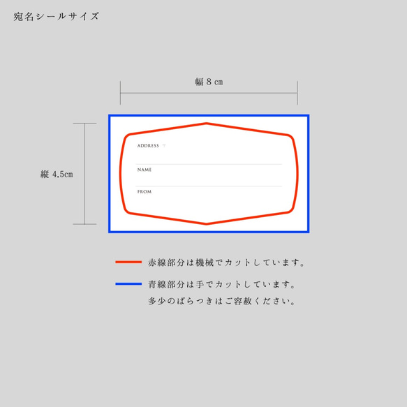 宛名シール付きトレーシングペーパー封筒10枚 8枚目の画像