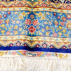 ペルシャ絨毯シルク100%手創り 122X183(1N) 6枚目の画像