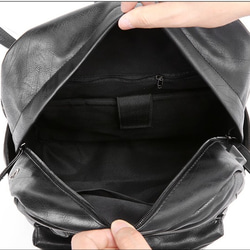 リュックサック 鞄 バッグ  シンプル レザー レジャー ハンドバッグ ショルダーバグ レジャーバッグ トートバッグ 6枚目の画像