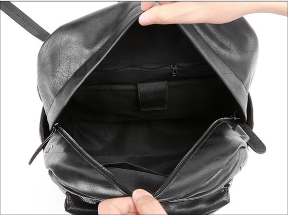 リュックサック 鞄 バッグ  シンプル レザー レジャー ハンドバッグ ショルダーバグ レジャーバッグ トートバッグ 6枚目の画像