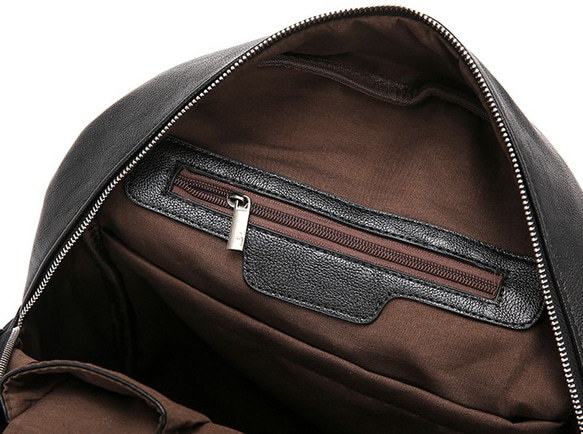 大容量 通学通勤 リュックサック 鞄 バッグ シンプル レザー ハンドバッグ ショルダーバグ レジャーバッグトートバッグ 5枚目の画像