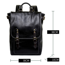 鞄 リュックサック 大容量 通学通勤 バッグ シンプル レザー ハンドバッグ ショルダーバグ レジャーバッグトートバッグ 4枚目の画像