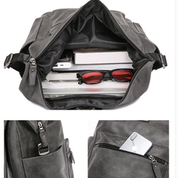 鞄 リュックサック 大容量 通学通勤 バッグ シンプル レザー ハンドバッグ ショルダーバグ レジャーバッグトートバッグ 7枚目の画像