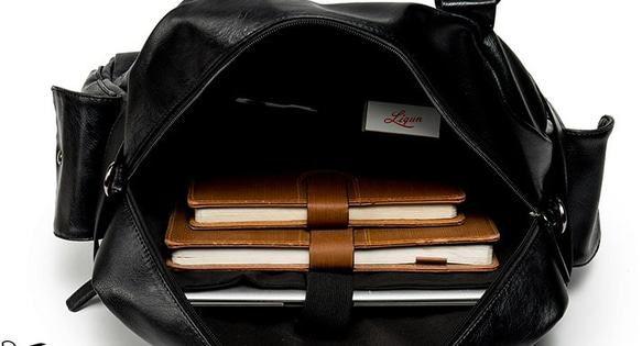 トートバッグ メンズ 鞄 A4トート バッグ シンプル レザー  ハンドバッグ ショルダーバグ レジャーバッグ 6枚目の画像